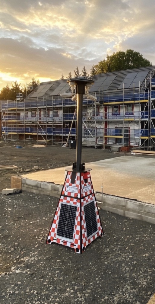 Metropolitan CCTV tower on the Lowry Park development